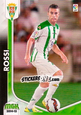 Sticker Fausto Rossi - Liga BBVA 2014-2015. Megacracks - Panini