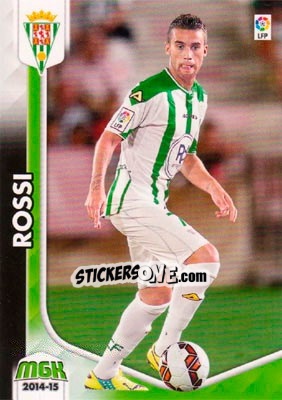 Cromo Fausto Rossi - Liga BBVA 2014-2015. Megacracks - Panini