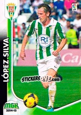 Cromo López Silva - Liga BBVA 2014-2015. Megacracks - Panini