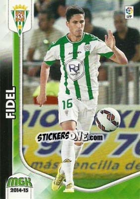 Sticker Fidel - Liga BBVA 2014-2015. Megacracks n. 105bis - Panini