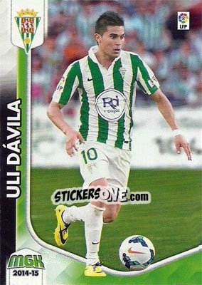 Figurina Uli Dávila - Liga BBVA 2014-2015. Megacracks - Panini