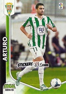 Cromo Arturo - Liga BBVA 2014-2015. Megacracks - Panini