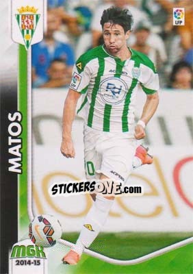 Sticker Matos - Liga BBVA 2014-2015. Megacracks - Panini