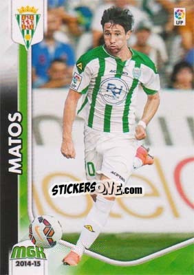 Sticker Matos - Liga BBVA 2014-2015. Megacracks n. 108bis - Panini