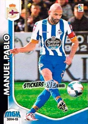 Sticker Manuel Pablo - Liga BBVA 2014-2015. Megacracks - Panini