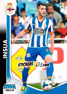 Sticker Insúa - Liga BBVA 2014-2015. Megacracks - Panini