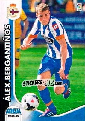 Figurina Alex Bergantiños - Liga BBVA 2014-2015. Megacracks - Panini
