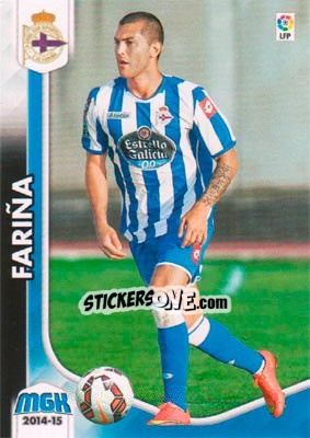 Figurina Fariña - Liga BBVA 2014-2015. Megacracks - Panini