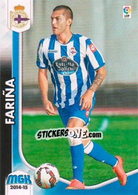 Sticker Fariña - Liga BBVA 2014-2015. Megacracks n. 124 - Panini