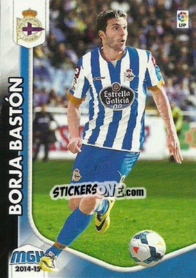 Cromo Borja Bastón - Liga BBVA 2014-2015. Megacracks - Panini