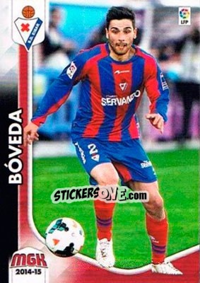 Sticker Bóveda - Liga BBVA 2014-2015. Megacracks n. 130 - Panini