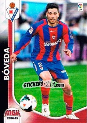 Cromo Bóveda - Liga BBVA 2014-2015. Megacracks - Panini