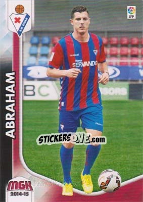 Figurina Abraham - Liga BBVA 2014-2015. Megacracks - Panini