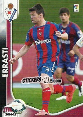 Cromo Errasti - Liga BBVA 2014-2015. Megacracks - Panini