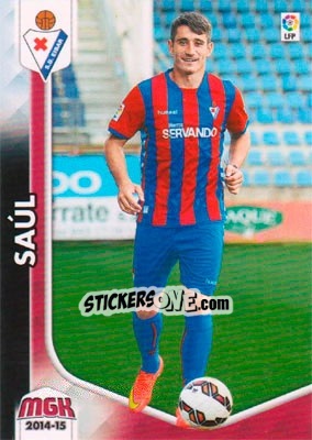 Sticker Saúl - Liga BBVA 2014-2015. Megacracks - Panini