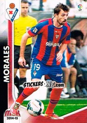 Sticker Morales - Liga BBVA 2014-2015. Megacracks n. 142 - Panini