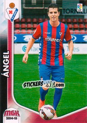 Figurina Ángel - Liga BBVA 2014-2015. Megacracks - Panini