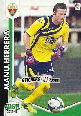 Figurina Manu Herrera - Liga BBVA 2014-2015. Megacracks - Panini