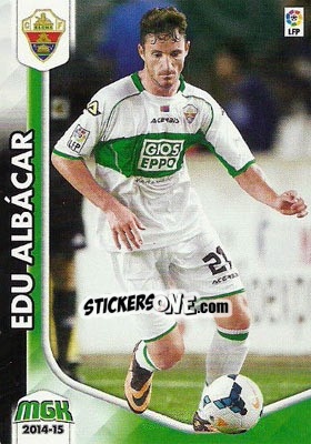 Sticker Edu Albacar - Liga BBVA 2014-2015. Megacracks n. 152 - Panini
