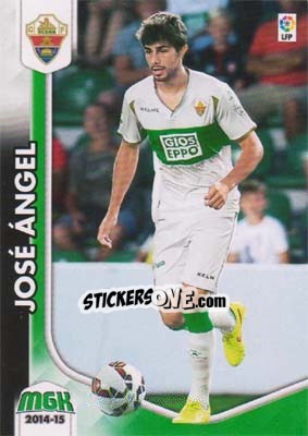 Sticker José Ángel - Liga BBVA 2014-2015. Megacracks n. 153bis - Panini