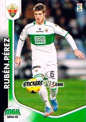 Sticker Rubén Pérez - Liga BBVA 2014-2015. Megacracks n. 154 - Panini