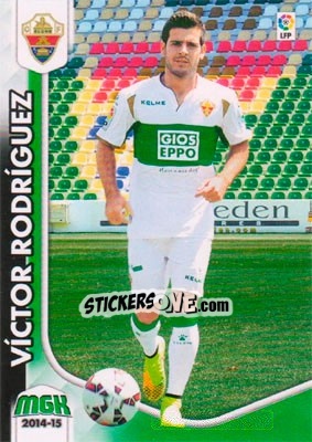 Figurina Víctor Rodríguez - Liga BBVA 2014-2015. Megacracks - Panini