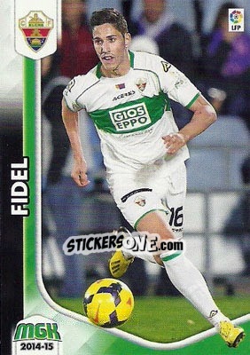 Sticker Fidel - Liga BBVA 2014-2015. Megacracks n. 158 - Panini