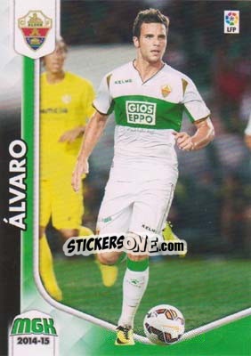 Sticker Álvaro - Liga BBVA 2014-2015. Megacracks n. 158bis - Panini