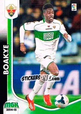 Sticker Boakye - Liga BBVA 2014-2015. Megacracks n. 162 - Panini