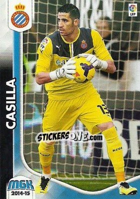 Figurina Casilla - Liga BBVA 2014-2015. Megacracks n. 164 - Panini