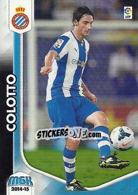 Sticker Colotto - Liga BBVA 2014-2015. Megacracks - Panini