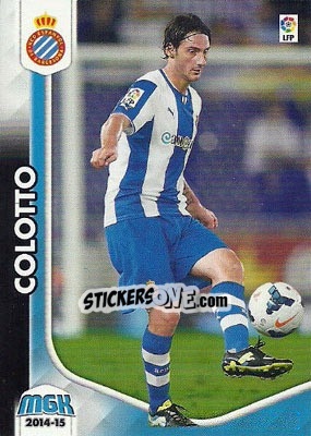 Sticker Colotto - Liga BBVA 2014-2015. Megacracks n. 167 - Panini