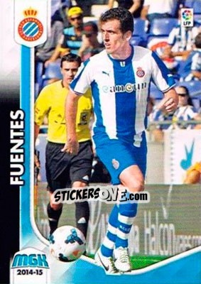 Cromo Fuentes - Liga BBVA 2014-2015. Megacracks - Panini