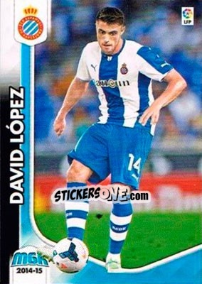 Sticker David López - Liga BBVA 2014-2015. Megacracks - Panini
