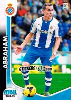 Sticker Abraham - Liga BBVA 2014-2015. Megacracks - Panini