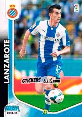 Sticker Lanzarote - Liga BBVA 2014-2015. Megacracks - Panini