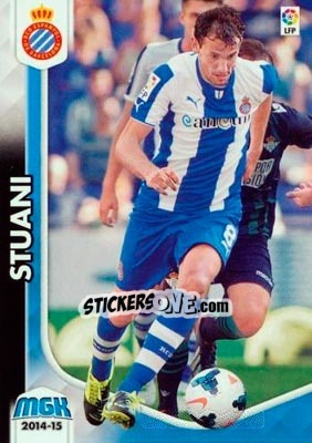 Sticker Stuani - Liga BBVA 2014-2015. Megacracks - Panini