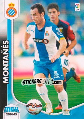 Sticker Montañés - Liga BBVA 2014-2015. Megacracks - Panini