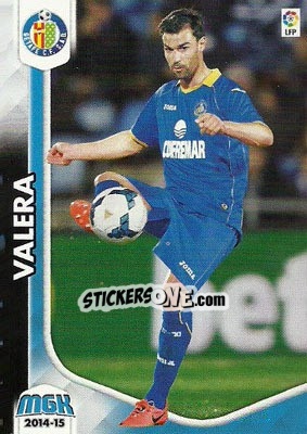 Cromo Valera - Liga BBVA 2014-2015. Megacracks - Panini