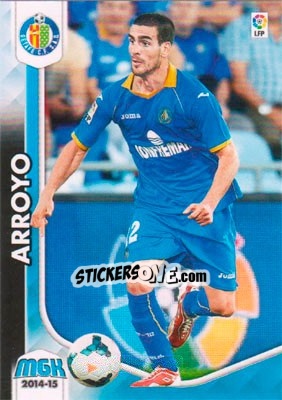 Cromo Arroyo - Liga BBVA 2014-2015. Megacracks - Panini