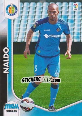 Sticker Naldo - Liga BBVA 2014-2015. Megacracks n. 185bis - Panini