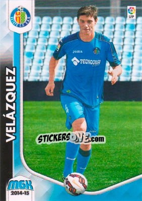 Sticker Velázquez - Liga BBVA 2014-2015. Megacracks n. 187 - Panini