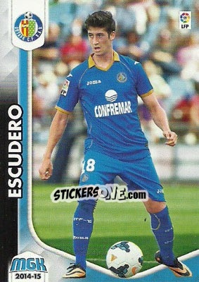 Cromo Escudero - Liga BBVA 2014-2015. Megacracks - Panini