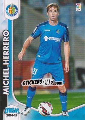 Sticker Michel Herrero - Liga BBVA 2014-2015. Megacracks - Panini