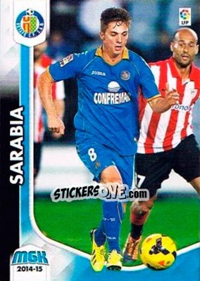Figurina Sarabia - Liga BBVA 2014-2015. Megacracks - Panini