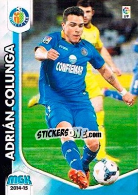 Cromo Adrián Colunga - Liga BBVA 2014-2015. Megacracks - Panini