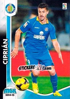 Sticker Ciprian Marica - Liga BBVA 2014-2015. Megacracks n. 198 - Panini