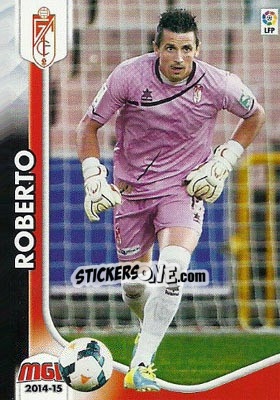 Cromo Roberto - Liga BBVA 2014-2015. Megacracks - Panini