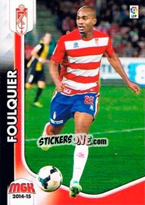Sticker Foulquier - Liga BBVA 2014-2015. Megacracks - Panini