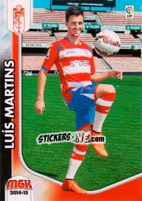 Sticker Luis Martins - Liga BBVA 2014-2015. Megacracks n. 206bis - Panini